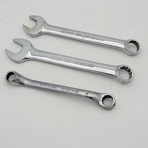 Snap On Tools Lot, OEX 180 OEXM 13 XS 1214 Short Drive Combination Wrenches USA - Picture 1 of 8