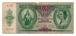 HUNGARY banknote 10 Pengo 1936 F+ - Picture 1 of 7