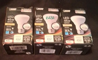 3 Feit R20 LED 45W  Dimmable Bulbs - Image 1 of 4