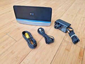 BT Home HUB 5 Type A WiFi Router Black USB Dual-Band 4-Ethernet Port High-Speed - Afbeelding 1 van 7