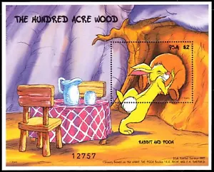 Mikronesien 284 - Hundert Hektar Holz "Hase und Winnie-the-Pooh" S/S (pb48206) - Bild 1 von 1