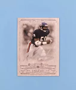 2014 TOPPS MUSEUM COLLECTION MIKE SINGLETARY AUTO #5/5 SSP (ON CARD) MINT WOW!π₯ - Picture 1 of 2