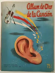 ALBUM DE ORO DE LA CANCION MAGAZINE No 9 MAY 1950, FEAT. CHUCHO MARTINEZ GIL - Picture 1 of 7