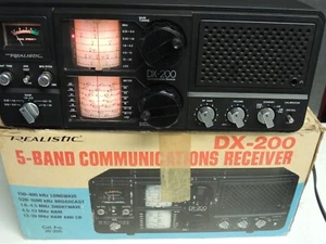 ESTATE VITAGE REALISTIC DX-200 COMMUNICATION RECEIVER,NO RESERVED - Photo 1/3