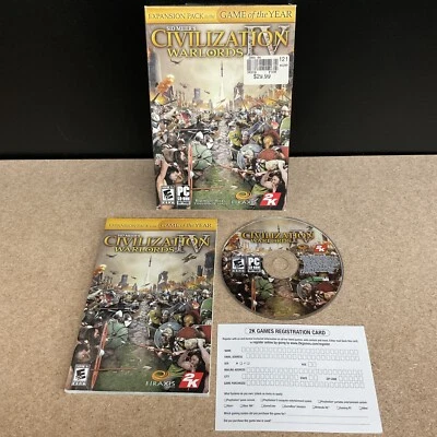 Sid Meier's Civilization 4 Warlords Big Box PC CD-ROM 2006 - Image 1 of 4