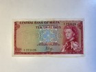 #Central Bank of Malta 10 Shillings 1968 Qn. Elizabeth II