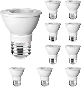 PAR16 LED Light Bulbs, Dimmable 7W 560LM LED Spotlight Bulbs, E26 Base (10 Pack) - Picture 1 of 9