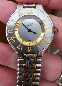 LADIES MUST DE CARTIER WATCH (NO BOX) - Picture 1 of 24