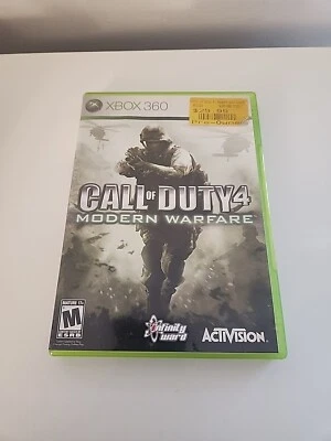 Xbox 360 Call of Duty 4 Modern Warfare Activision Art Case & Manual Only NO GAME - Image 1 of 4