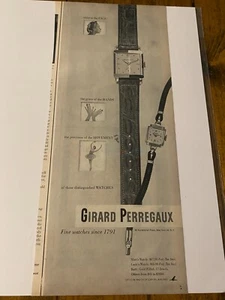 Vintage 1952 Girard Perregaux Watches Ballerina ad - Picture 1 of 1