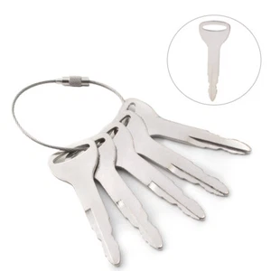 Ignition Keys Fit Toyota Forklift Key 57591-23330-71 A62597 162597 Metal 5PCS - Picture 1 of 8
