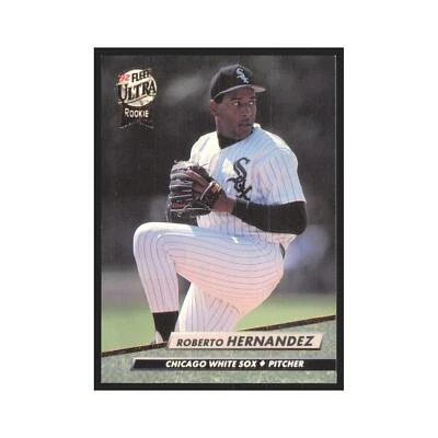 Roberto Hernández Rookie 1992 Fleer Ultra #336 Chicago White Sox casi nuevo Foto 1 de 3