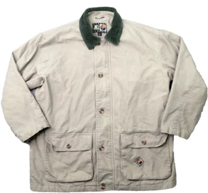 De Colección Starter TERRAIN Abrigo de Campo Chaqueta Granero Tareas Pana Borde Años 90 Para Hombres L - Imagen 1 de 14
