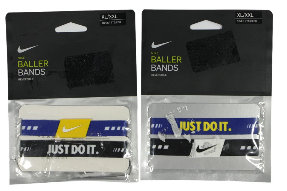 NIKE Reversible Baller Bands XL/XXL- NEW- LOT of Two Pairs- sports bracelets - Image 1 of 1