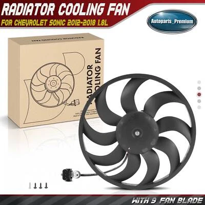 Nuevo conjunto de ventilador de refrigeración del radiador para Chevrolet Sonic 2012-2018 L4 1,8 L manual Foto 1 de 4