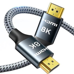 ARISKEEN 8K HDMI 2.1 Kabel 10m, High-Speed 48Gbps HDMI 2.1 Kabel, unterstützt 8K@60 - Bild 1 von 7