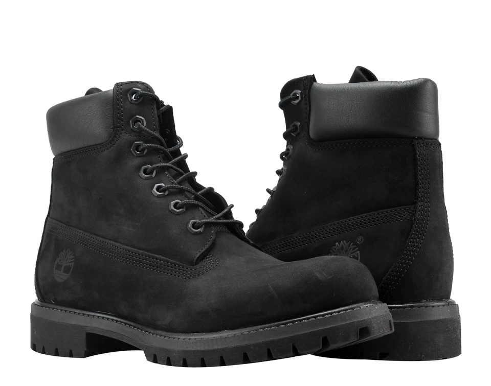Timberland Men's Premium 6in Waterproof Work Boots US 8.5 M Black