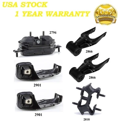 Montaje de motor y transmisión 6 piezas apto para Buick Century 1997-2005 3,1 L Foto 1 de 4