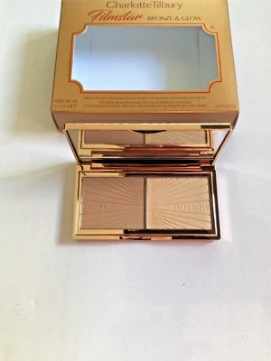 CHARLOTTE TILLBURY - FILMSTAR BRONZE & GLOW  HIGHLIGHTER PALETTE. LIGHT - MED - Image 1 of 2