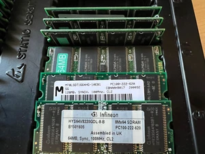 64MB SODIMM RAM - Módulo PC100-222-620 100MHz CL2 - Imagen 1 de 1