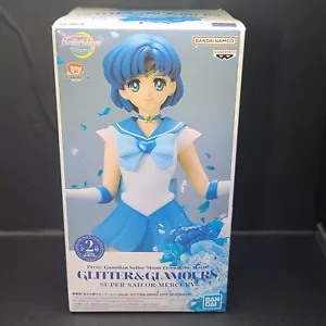 Glitter And Glamour Super Sailor Mercury Bandi Namco Statue New - Picture 1 of 6