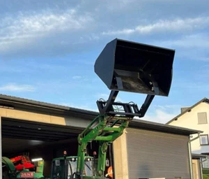 Hochkippschaufel 1,4 m Euro hydraulich Radlader Leichtgutschaufel Frontlader - Bild 1 von 22