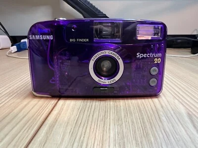 Пленочная камера Samsung Spectrum 20 Big Finder 35 мм полупрозрачная фиолетовая не работает - Изображение 1 из 4