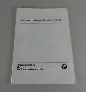 Schulungsunterlage Seminario BMW Benzineinspritzung 6er E23/7er E24/5er E12 - Imagen 1 de 4
