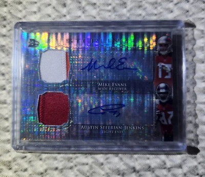 2014 Bowman Sterling Football Mike Evans Rookie Autograph Disco Pixels /44 TBB - Image 1 of 4