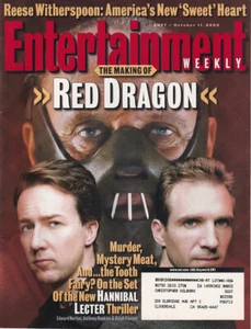 Entertainment Weekly 677 Oct 11 2002 RED DRAGON Jurassic 5 James Van Der Beek - Imagen 1 de 2