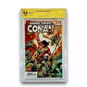 Marvel Comics SAVAGE SWORD OF CONAN #1 CBCS 9.6 Alex Ross Cover Garney Signature - Bild 1 von 2