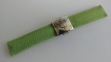de Grisogono watch 20mm-19mm GREEN GALUCHAT  band strap WITH ORIGINAL CLASP