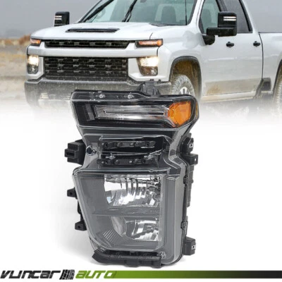 For 2020-2023 Chevy Silverado 2500HD 3500HD Halogen Headlight Headlamp Driver LH Foto 1 de 4