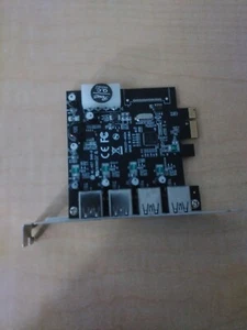Functional Used 4-Port USB 3.0 PCIE Adapter Card  - Picture 1 of 4