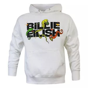 Authentic Billie Eilish UO Exclusive Logo Hoodie White XL - Picture 1 of 2