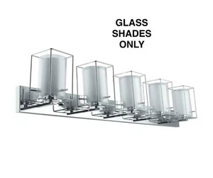 PANTALLAS DE CRISTAL DE REPUESTO para luz de tocador Eglo Iride - Imagen 1 de 5