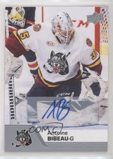 2020-21 Upper Deck AHL Auto Antoine Bibeau #14 Auto