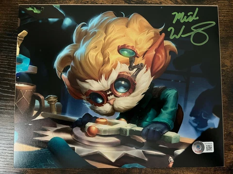 Mick Wingert - League of Legends - 8x10 Signed Photo (Beckett COA) Cover