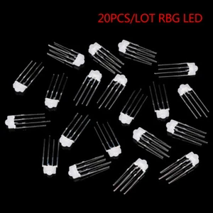 20pcs Mechanical Keyboard Light 3mm Full-Color Rgb Common-Yang Led Lamp Beads-mx - Afbeelding 1 van 12
