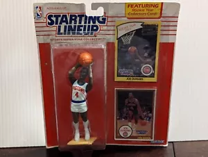 "Joe Dumars" 1990 alineación inicial de la NBA con los Detroit Pistons (y tarjeta de novato del 85) - Imagen 1 de 7