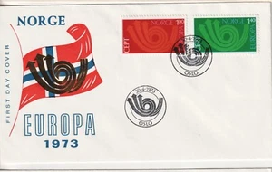.40) Norway FDC first day cover 1973 Europa CEPT better cachet - Picture 1 of 1