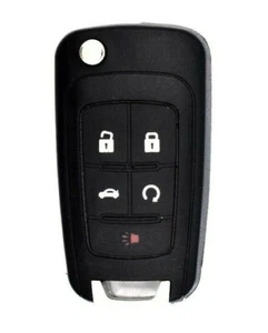 OEM Unlocked Buick Remote 13500226 Flip Key Fob OHT01060512 Reshelled - Picture 1 of 3