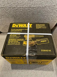 NEW IN BOX SEALED NOS DEWALT D26451K 5" RANDOM ORBITAL PALM SANDER - Picture 1 of 3