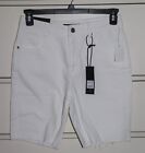 NWT Numero White Cutoff "Modern Bermuda" Jean Shorts size 28 ~ 8" Inseam