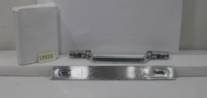 1966-1967 LINCOLN CONTINENTAL DOOR PULL & PLATE CHROME REAR RIGHT OEM CHROME - Picture 1 of 16