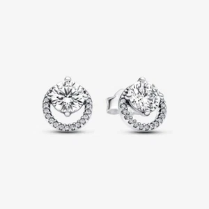 Orecchini Punto Luce Scintillanti donna Pandora 291248C01 Argento 295 con Zircon - Foto 1 di 1