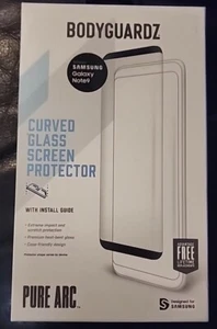 BodyGuardz Pure Arc Samsung Galaxy Note9 Curved Tempered Glass Screen Protector - Picture 1 of 1
