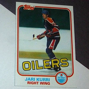 1981-82 Jari Kurri Rookie Card Topps #18 Edmonton Oilers - Bild 1 von 2