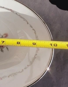 Noritake Mayfair Platinum servizio piatto diviso # 6109 7x10" NOS - Foto 1 di 5