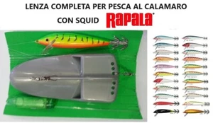 LENZA TRAINA PER CALAMARI CON SQUID RAPALA + AFFONDATORE+LUCE INTERM+FILO+SUGH - Foto 1 di 23